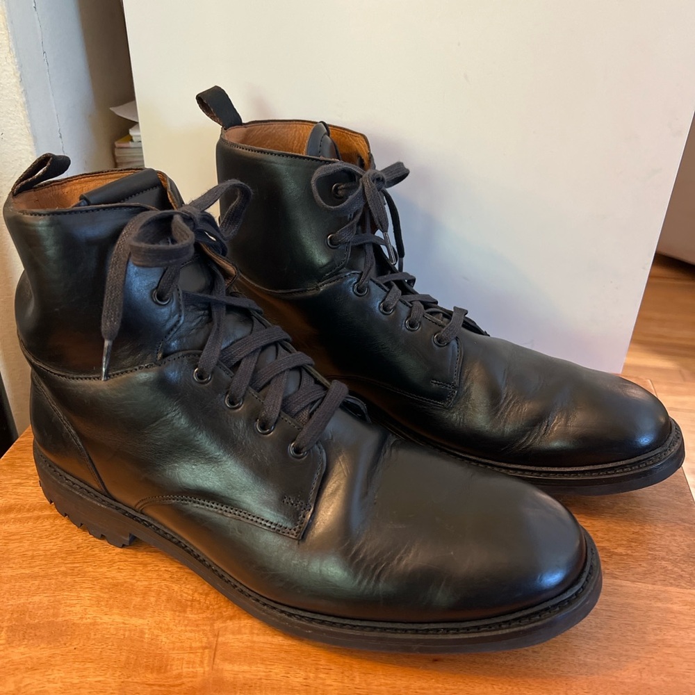 Allen Edmonds - Chapman Lace-up Boots - Black - Men’s 13D - Made in USA